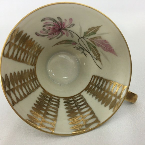 Winterling Tea Cup Saucer Plate Lunch Set 3 PC Set Bavaria Gold Trio Germany - Picture 9 of 12